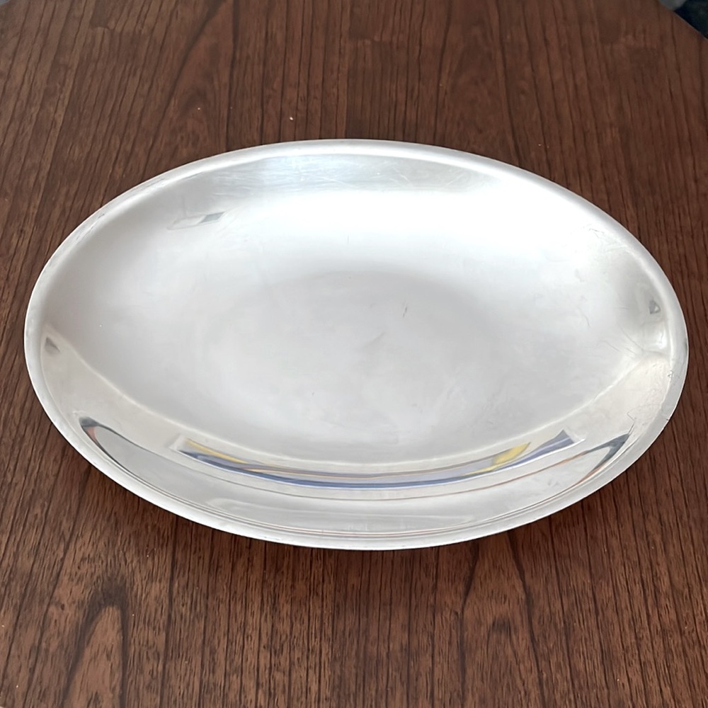 Vintage Oneida Community Silver Plated Oval Bread Dinner Tray Achievement, 10”